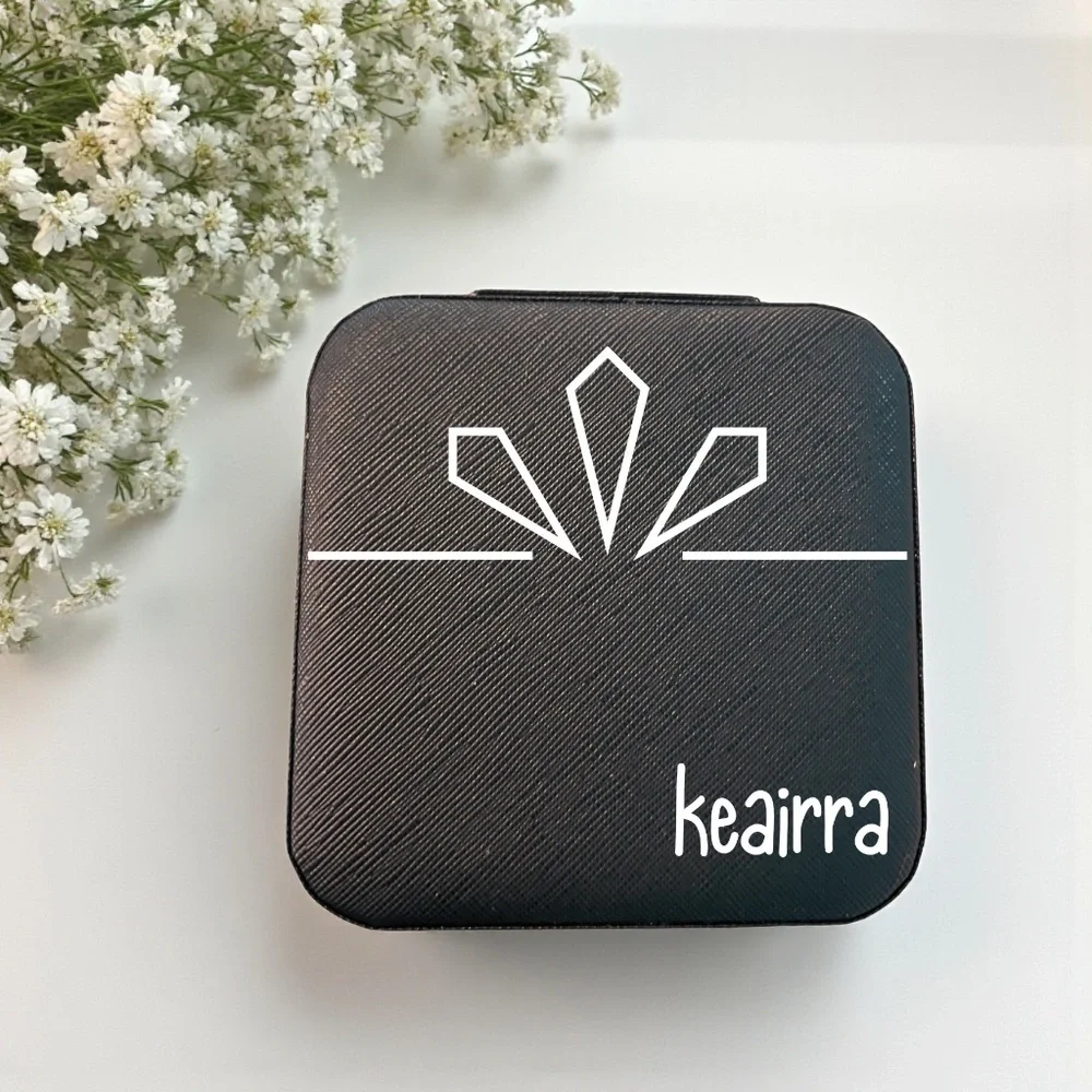 Personalized Travel Jewelry Box – Custom Gift for Bridesmaids, Birthdays & More!